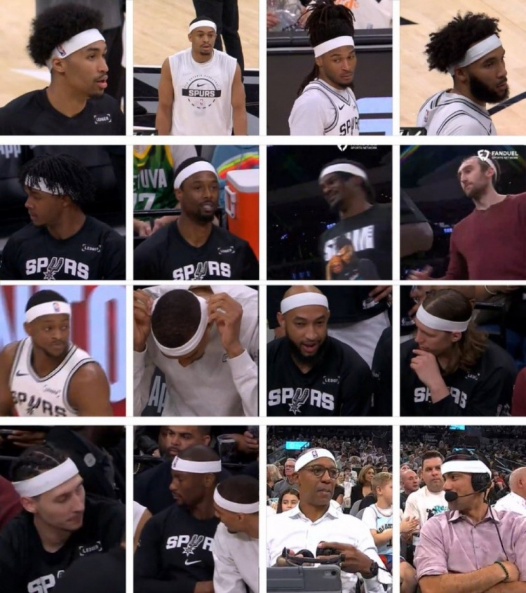 开云体育app-全员齐上阵！圣安东尼奥不正经新闻+1 马刺本赛季的头带帮